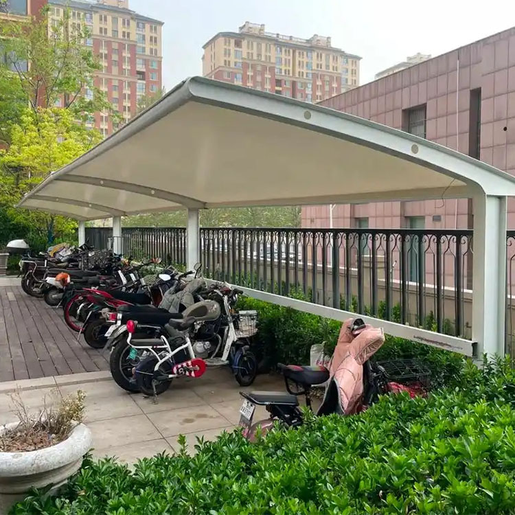 常熟市膜结构电动车棚